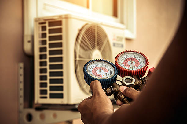 Professional Hvac Maintenance technician working in Broadway, NC